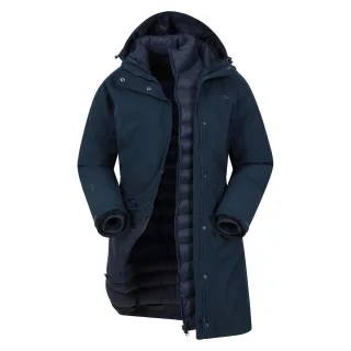 Mountain Warehouse Damen/Damen Alaskan Long 3 in 1 Jacke (Marine)