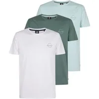 Petrol Industries T-Shirt TEE SP 3erPak (Packung, 3er-Pack) mit Logo Print