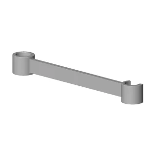 Dornbracht Halter Ersatzteile 04172002900 275 x 35 x 30 mm Platin 04172002900-08