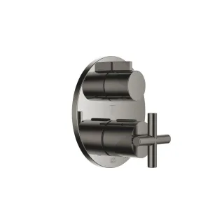 Dornbracht UP-Thermostat mit Dreiwege-Mengenregulierung TARA 36427892 Dark Chrome 36427892-19