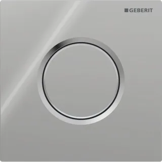 Geberit HyTouch Abdeckplatte Sigma01 für Urinal-Steuerung pneumatisch hochglanz-verchromt 242811211