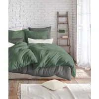 fleuresse Bettwäsche Provence in Gr. 135x200, 155x220 oder 200x200 cm, Halbleinen, 2 teilig, Halbleinen, 50% Baumwolle, 50% Leinen, Gr. 135x200, 155x220, 200x200cm