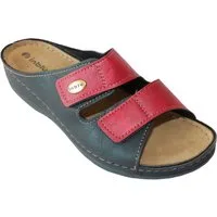 INBLU Klettverschluss Pantolette Hausschuh
