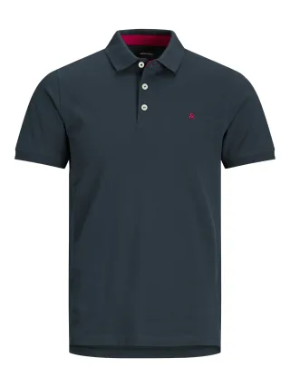 JACK&JONES - JJEPAULOS POLO SS NOOS Navy Blazer - Gr. - S