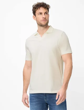 Brax Herren Polo Style PAZ offwhite, cremeweiß, Gr. 5XL
