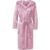 REDBEST Bademantel Unisex-Bademantel "Perris" mit Kapuze, Rückenlänge cm: 127/lang (ab 111 cm):, Fleece, mit Kapuze/mit Aufsatztasche:, default, Fleece Uni
