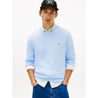 Tommy Jeans Strickpullover TJM SLIM FIT LIGHT SWEATER Slim fit mit Rundhalsausschnitt