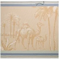 Le Jacquard Francais Strandtuch Strandtuch Dune Argan 200x200 cm, Waffelpiqué (1-St), Waffelpiqué