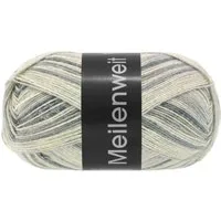 LANA GROSSA MEILENWEIT 100 g DENIM MIX Häkelwolle, 420 m (zeitlose 4-fach Herren-Sockenwolle), 100 g