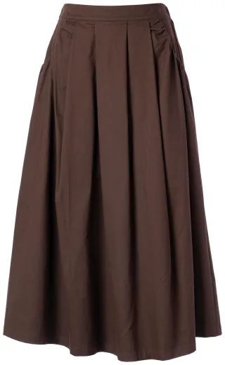 JcSophie - Provence skirt Dark brown - Gr. - 36