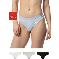 SNOCKS Brasilslip Damen Slip Unterhose (3-St) aus Bio-Baumwolle mit Gummibund