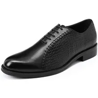 Allthemen Schnürschuh Herren Business Schnürschuhe mit Krokoprägung Klassisch Oxford