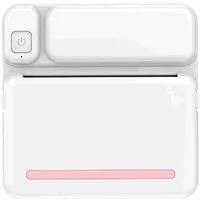 Ophy Tragbarer Bluetooth-Thermodrucker (taschenformat) – Etikettendrucker Etikettendrucker, (für P-Notizen, Fehlermeldungen & Textmemos – Rosa)