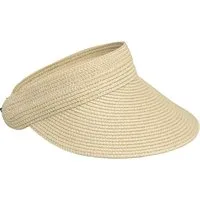 Caspar Strohhut HT027 verstellbare leichte Damen Sommer Schirmmütze Sonnenvisor