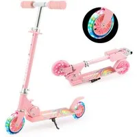 YEE RUN Tretroller für Kinder von 3-10 Jahren, faltbar, 50KG Max.