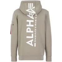 Alpha Industries Kapuzensweatshirt BACK PRINT HOODY Baumwollmischung, regular fit