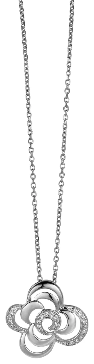 Orphelia Damen-Kette aus 925er Sterlingsilber mit Anhänger – Silber ZH-4864