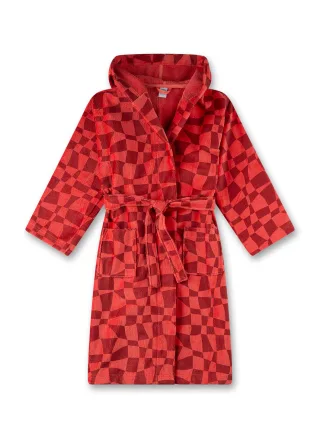 Sanetta - Bademantel/Morningcoat faded red - Gr. - 140