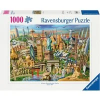 Ravensburger Puzzle Sehenswürdigkeiten weltweit, 1000 Puzzleteile, Made in Germany