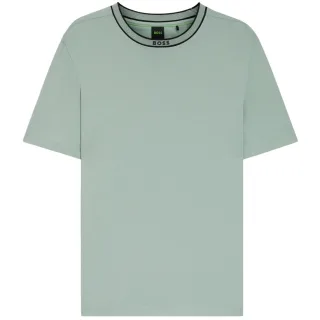 Boss - T-Shirt für Herren, Rundhalsausschnitt, Regulär (Grün)