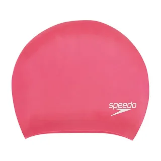 Speedo Unisex Silikon-Badekappe für langes Haar, für Erwachsene (Pink)