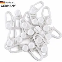 rewagi Gardinenröllchen Röllchen,Gardinenrollen,Gardinengleiter,Innenlaufrollen, Gardinen, Vorhänge, Gardinenschiene, Seitenschals, Flächenvorhänge, (100-St., Gardinenröllchen Rolle: Ø 8 mm), Verkaufseinheit: 25, 50, 100 Stück