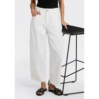 Herrlicher 5-Pocket-Jeans Barrow Denim White Stretch im Barrel Fit, Abnäher