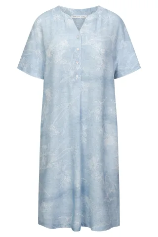 Féraud - Nightdress 3261021 denim flowers - Gr. - 46