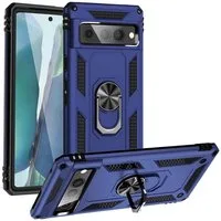 CoolGadget Handyhülle Armor Shield Case für Google Pixel 7 Pro 6,7 Zoll, Outdoor Cover Magnet Ringhalterung Handy Hülle für Pixel 7 Pro