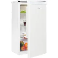 exquisit Vollraumkühlschrank KS85-V-091E weiss, 84.3 cm hoch, 45 cm breit, 75 Nutzinhalt, Temperaturregelung stufenlos, verstellbare Glasablagen