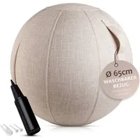 ONVAYA Gymnastikball 65cm - Yoga Ball - Sitzball - Fitnessball-Schwangerschaftball