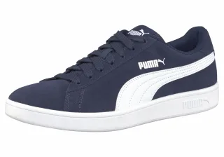 PUMA Sneaker "Puma Smash v2" aus Leder und Synthetik, atmungsaktiv, mit Schnürung