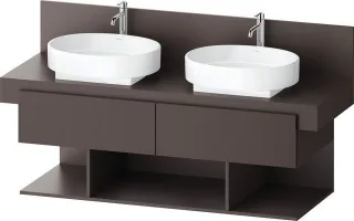 Duravit Balcoon Konsolen-Waschtischunterschrank 1400 H534 ohne Fach 3 Schubkästen  BA50280JGIG0000