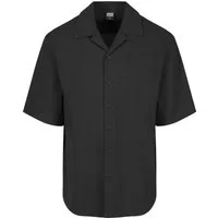 URBAN CLASSICS Langarmhemd Urban Classics Herren Relaxed Seersucker Short Sleeve Shirt (1-tlg)
