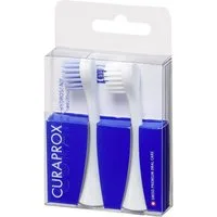 CURAPROX Aufsteckbürsten Hydrosonic SENSITIVE 2x Aufsteckbürsten, sehr sanft, optimal für schwer erreichbare Stellen