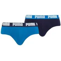 PUMA Slip PUMA MEN EVERYDAY BRIEFS (2er Pack) mit Logobund