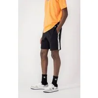 Champion Bermudas Freizeithose (Baumwolle) kurz Jacquardpaspel schwarz Herren