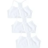 Next Crop-Top 3er-Pack Kurze Trägertops mit Ringerrücken (3-tlg)