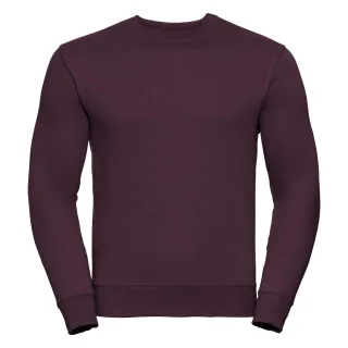 Russell Herren Authentic Sweatshirt, schmaler Schnitt (Weinrot)