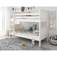 OTTO home Etagenbett Erik, teilbar in 2 Einzelbetten, Kassettenoptik, Landhausstil, mit Lattenroste, Massivholz, Made in EU