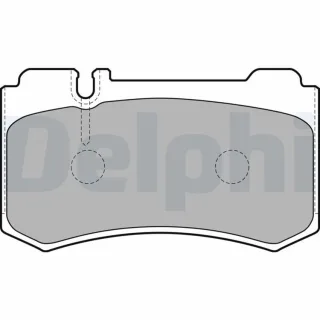 Delphi Bremsbel?ge hinten Mercedes Clk Cls E-Klasse S-Klasse Sl Slk Slr 5,4