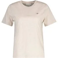 Gant T-Shirt REG SHIELD KA T-SHIRT mit einer kleinen aufgestickten Wappen-Grafik auf der Brust