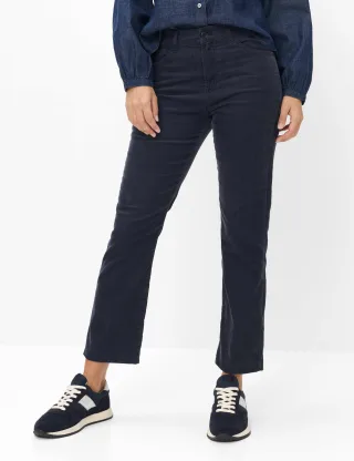 Brax Damen Cordhose Style MAY S NAVY, dunkelblau, Gr. 44K