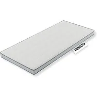 RIBECO, Topper Aaron, Topper 90x200 cm,180x200 cm, 8 cm hoch, Gelschaum, Matratze, Boxspringbett geeignet, ergonomisch, Made in EU
