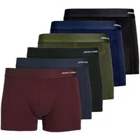 Jack & Jones Retro Boxer 6er Pack Jacbasic (Spar-Set) Retro Short / Pant - ohne Eingriff - Atmungsaktiv