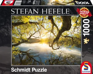 Schmidt Puzzle 59383 - Stefan Hefele: Umarmung aus Gold [1.000 Teile]