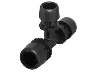 Tece logo-Ax T-Stück reduziert Dimension 16 x 20 x 16, PPSU, 8833001 8833001