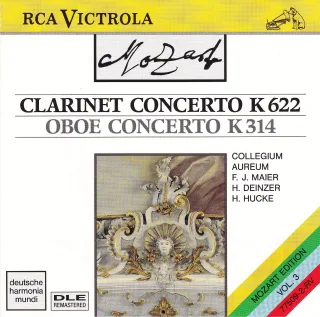 Klarinettenkonzert in A-Dur K.622 Oboenkonzert in C-Dur K. 314