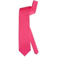 Widdmann Krawatte Krawatte Satin pink Krawatte in mittlerer Breite für jeden Zweck