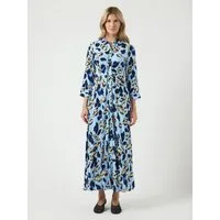 Y.A.S Hemdblusenkleid YASSAVANNA LONG SHIRT DRESS Viskose, loose fit